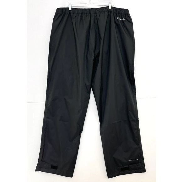 Columbia Rebel Roamer Rain Pant Mens 3XT Black Omni Tech Waterproof XT8175 New - Picture 1 of 14